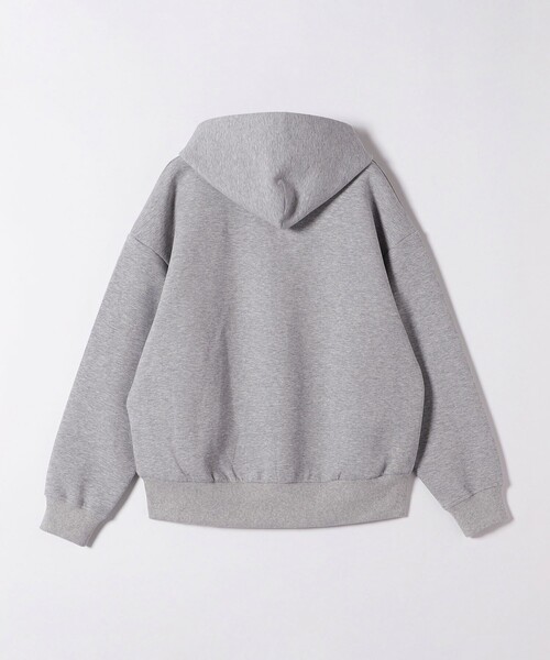 quaranciel:〈洗濯機可能〉ポンチ ダブルジップ スウェット パーカー