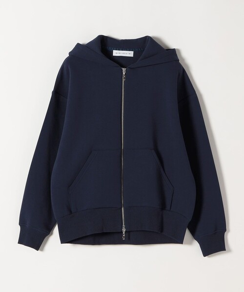 quaranciel:〈洗濯機可能〉ポンチ ダブルジップ スウェット パーカー