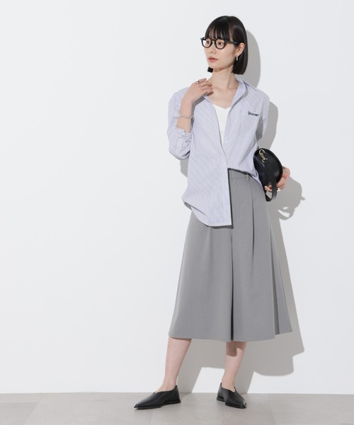 Apo(s)ture(アポスチャー)の「KATY-001/TRツータックキュロットパンツ(スラックス・レディース・ベージュ/ブラック/ブラウン/グレー・XS/S/M/L/XL)」の18枚目の写真