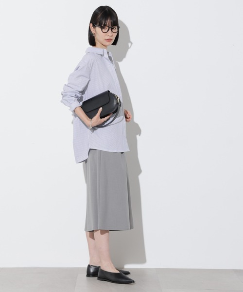 Apo(s)ture(アポスチャー)の「KATY-001/TRツータックキュロットパンツ(スラックス・レディース・ベージュ/ブラック/ブラウン/グレー・XS/S/M/L/XL)」の19枚目の写真