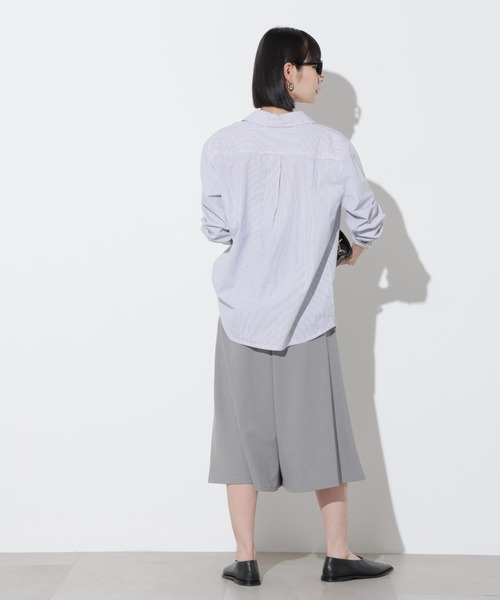 Apo(s)ture(アポスチャー)の「KATY-001/TRツータックキュロットパンツ(スラックス・レディース・ベージュ/ブラック/ブラウン/グレー・XS/S/M/L/XL)」の20枚目の写真