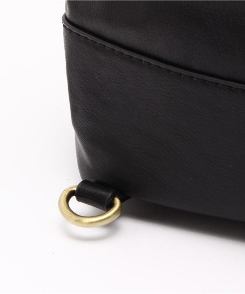 ikka（イッカ）の「2WAYミドルリュック（バックパック/リュック・レディース・ブラック/ブラウン・FREE）」の6枚目の写真