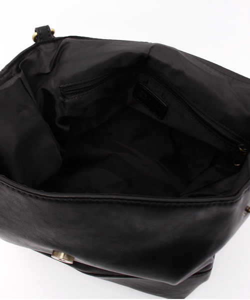 ikka（イッカ）の「2WAYミドルリュック（バックパック/リュック・レディース・ブラック/ブラウン・FREE）」の10枚目の写真