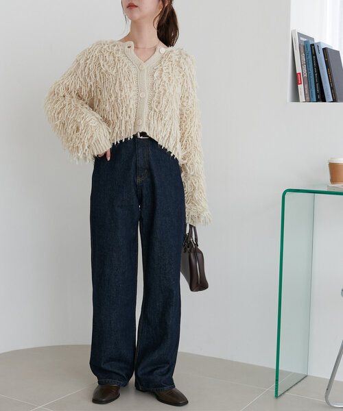 DISCOAT（ディスコート）の「USコットンデニムストレートパンツ（その他パンツ・レディース・ネイビー/ブラック/サックスブルー・SP/MT/MEDIUM/SMALL/ML/LARGE）」の19枚目の写真