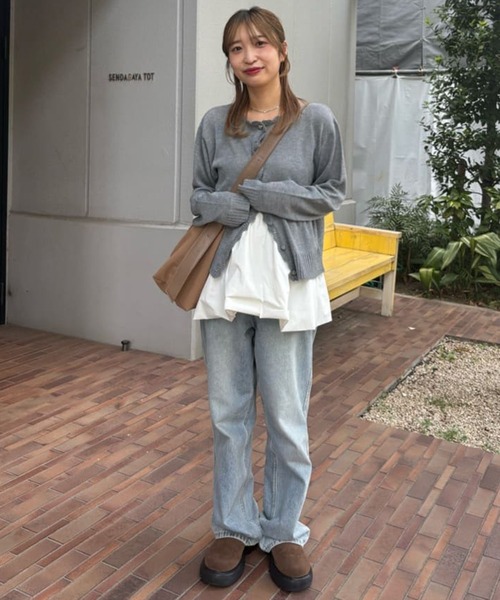 USコットンデニムストレートパンツ(その他パンツ)|DISCOAT USコットンデニムストレートパンツ(その他パンツ)|DISCOAT