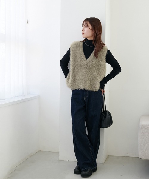 USコットンデニムストレートパンツ(その他パンツ)|DISCOAT USコットンデニムストレートパンツ(その他パンツ)|DISCOAT