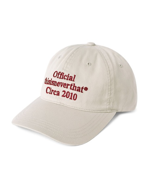 thisisneverthat（ディスイズネバーザット）の「Times Cap（キャップ・メンズ・ブラック/スカイブルー/オフホワイト/ネイビー/グリーン・FREE）」の2枚目の写真