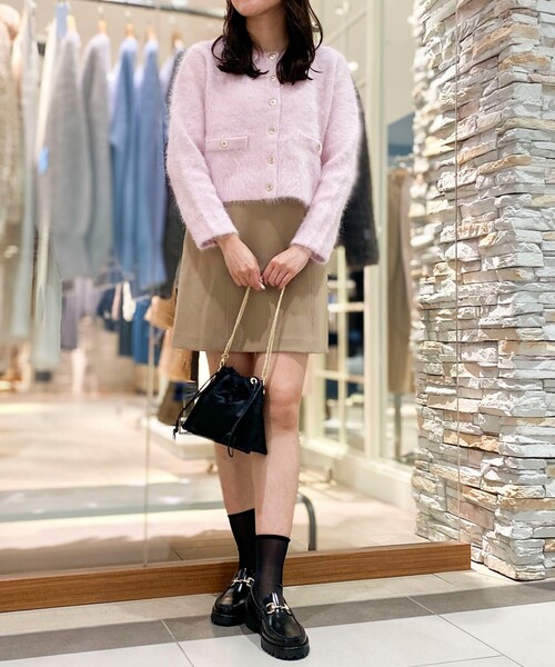 NOLLEY'S Sophi(ノーリーズソフィ)の「接結編みアンゴラ混ニット NOLLEY'S Sophi(ノーリーズソフィ)の「接結編みアンゴラ混ニット