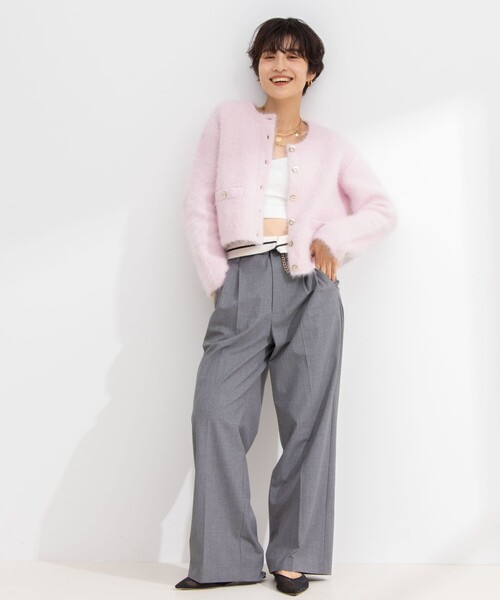 NOLLEY'S Sophi（ノーリーズソフィ）の「接結編みアンゴラ混ニット