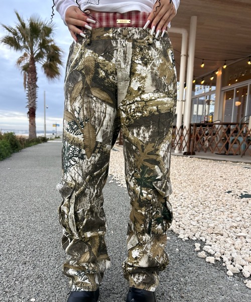 AINA - レイヤード風リアルツリーカーゴパンツ GOSSIP CLUB made