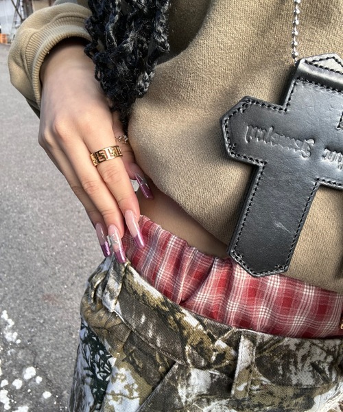 INTER FACTORY（インターファクトリー）の「AINA - レイヤード風リアルツリーカーゴパンツ　GOSSIP CLUB　made in INTER FACTORY（カーゴパンツ・レディース・グリーン・SMALL/MEDIUM）」の20枚目の写真