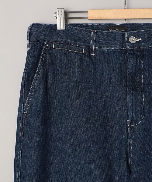 coen（コーエン）の「TATSURO YASUI  ワイドデニムパンツ（デニムパンツ・メンズ・ネイビー・M/L/XL）」の19枚目の写真