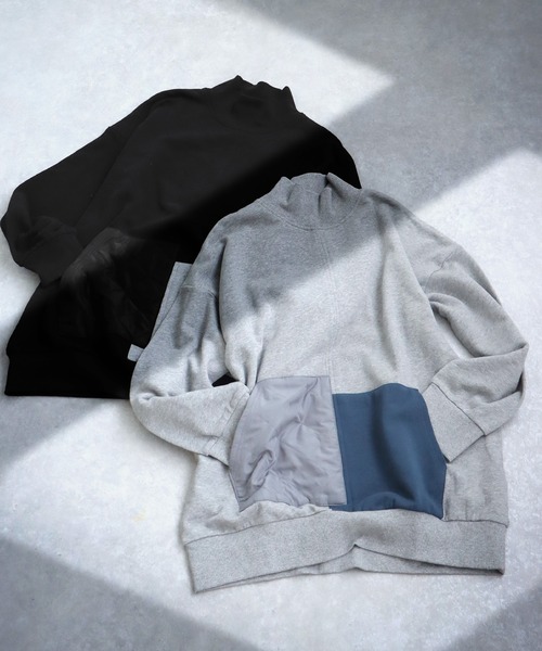 antiqua(アンティカ)の「ポケットカラートップス(スウェット・レディース・グレー/ブラック・ONESIZE)」の15枚目の写真