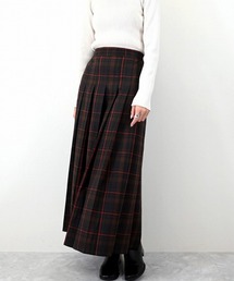 STYLEBLOCK | 先染めチェックタックプリーツスカート(スカート)