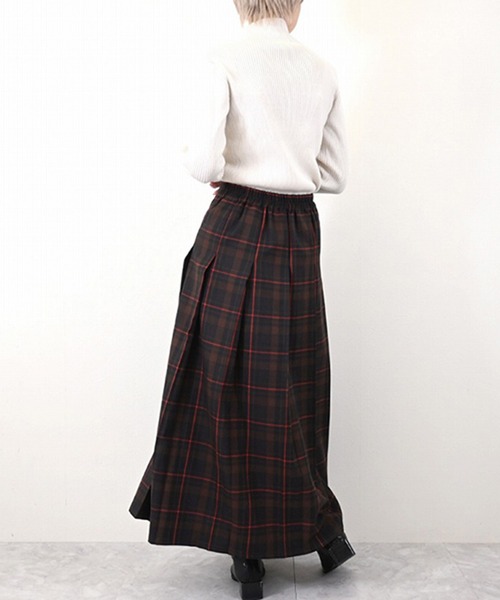 【Andersson Bell】Boucleチェックプリーツスカート Andersson Bell】Boucleチェックプリーツスカート