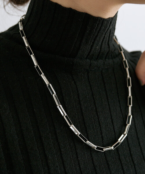 RIVE DROITE(リヴドロワ)の「【R.good(アールドットグッド)】スクエアチェーンネックレス(ネックレス・レディース・シルバー/ゴールド・FREE)」の7枚目の写真