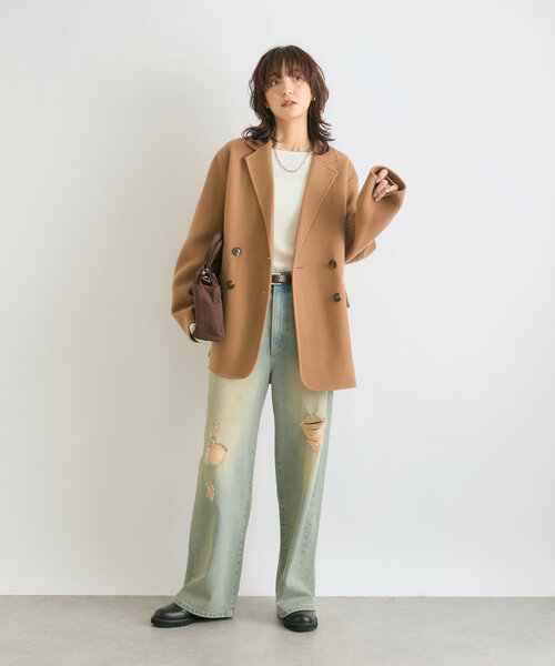 RIVE DROITE(リヴドロワ)の「【R.good(アールドットグッド)】スクエアチェーンネックレス(ネックレス・レディース・シルバー/ゴールド・FREE)」の3枚目の写真