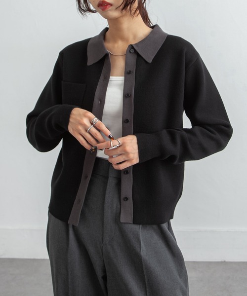 Chillfar（チルファー）の「デイリーカラーポロカーディガン