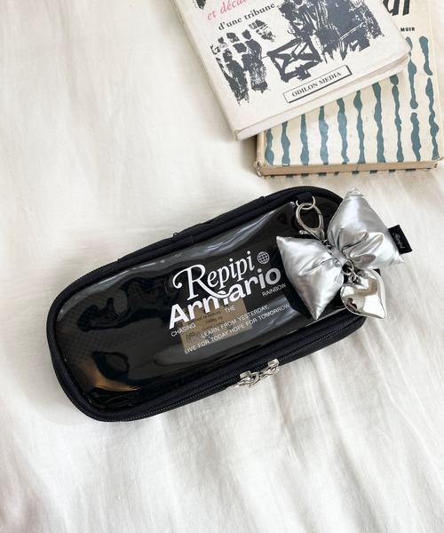 ポケットたくさん】BOXペンケース（ポーチ）｜repipi armario（レピピ