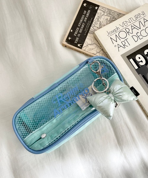 repipi armario(レピピ アルマリオ)の「【ポケットたくさん】BOXペンケース(ポーチ・キッズ・パープル/ミント/ブラック・FREE)」の6枚目の写真