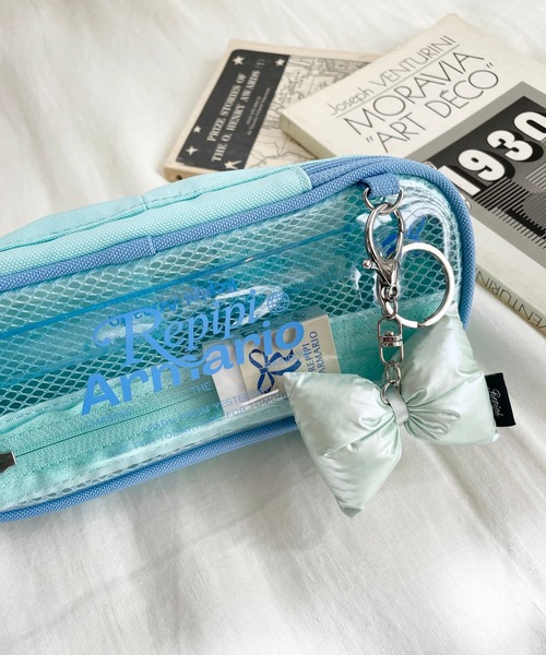 repipi armario(レピピ アルマリオ)の「【ポケットたくさん】BOXペンケース(ポーチ・キッズ・パープル/ミント/ブラック・FREE)」の7枚目の写真