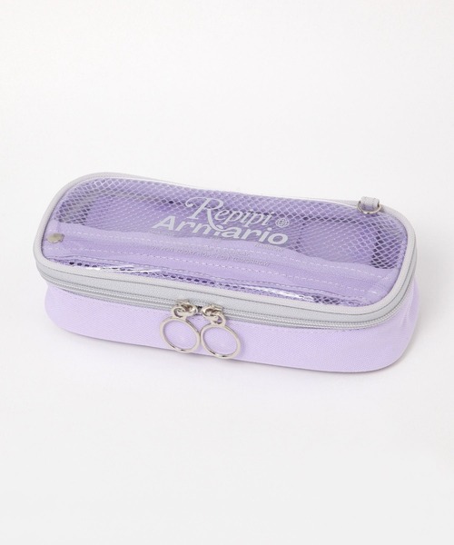 repipi armario(レピピ アルマリオ)の「【ポケットたくさん】BOXペンケース(ポーチ・キッズ・パープル/ミント/ブラック・FREE)」の16枚目の写真