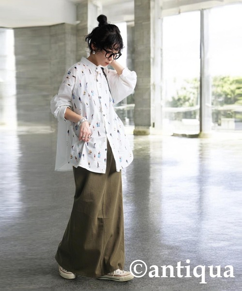 人柄シャツ（シャツ/ブラウス）｜antiqua（アンティカ）の