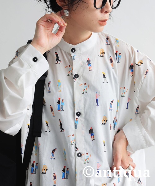 antiqua　人柄シャツ 人柄シャツ（シャツ/ブラウス）｜antiqua（アンティカ）の