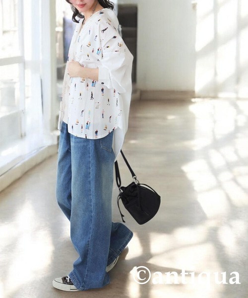 antiqua　人柄シャツ 人柄シャツ（シャツ/ブラウス）｜antiqua（アンティカ）の