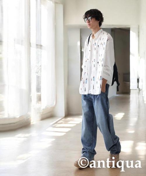 antiqua(アンティカ)の「人柄シャツ(シャツ/ブラウス・レディース・ホワイト・ONESIZE)」の11枚目の写真
