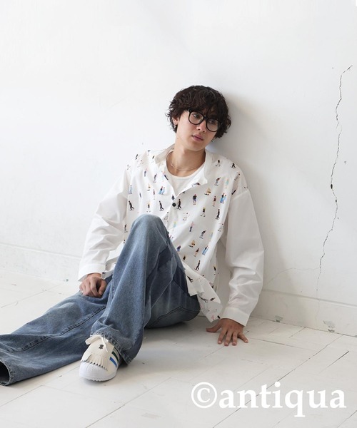 人柄シャツ（シャツ/ブラウス）｜antiqua（アンティカ）の