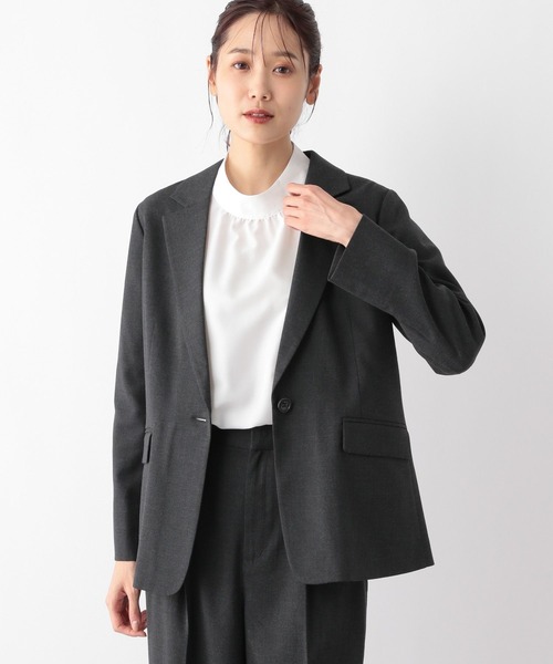 GLOBAL WORK(グローバルワーク)の「ウツクシルエットテーラードジャケット/133331(テーラードジャケット・レディース・チャコール/ブラック・SMALL/MEDIUM/LARGE)」の14枚目の写真