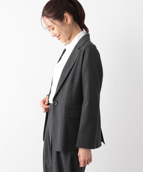 GLOBAL WORK(グローバルワーク)の「ウツクシルエットテーラードジャケット/133331(テーラードジャケット・レディース・チャコール/ブラック・SMALL/MEDIUM/LARGE)」の15枚目の写真