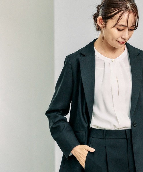 専用❣️シビラ❣️ウール混合 ❣️ダークグリーン ジャケット❣️ セール】ウツクシルエットテーラードジャケット/133331（テーラード