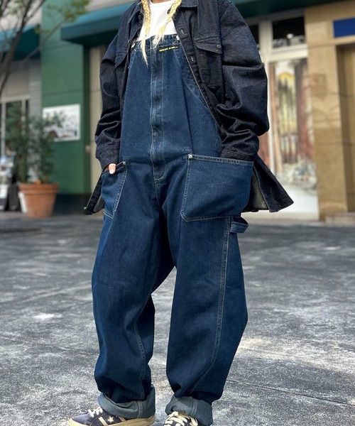 GREEN BOWL(グリーンボウル)の「グリーンボウル【GREEN BOWL】Denim Gardening Overall(サロペット/オーバーオール・メンズ・ブルー/インディゴブルー・FREE)」の9枚目の写真