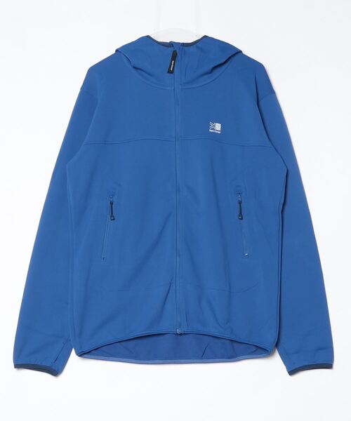 karrimor(カリマー)の「middler dry hoodie(Tシャツ/カットソー・メンズ・ブルー/ブラック・S/M/L/XL)」の1枚目の写真
