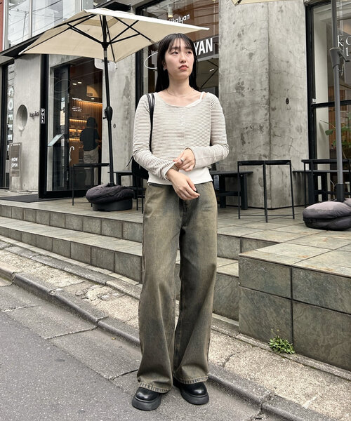 グルーデコセット 2点セットアイテム】キャミレイヤードカーデSET（Tシャツ