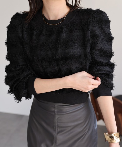 大割引 セール】ショート丈 フリンジトップス/TOPS（その他トップス トップス