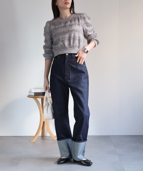 model：162cm 着用サイズ：F