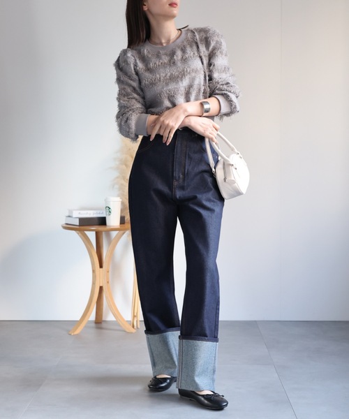 model：162cm 着用サイズ：F