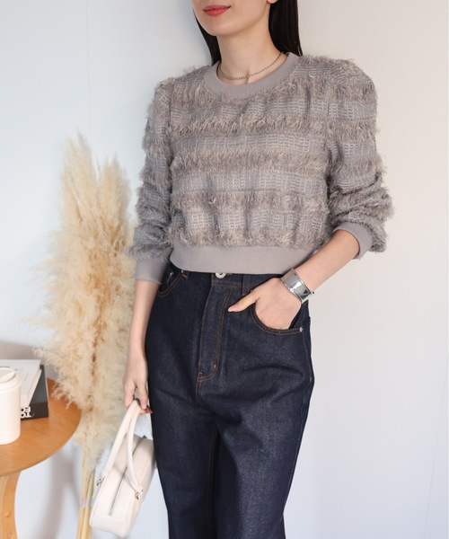 model：162cm 着用サイズ：F