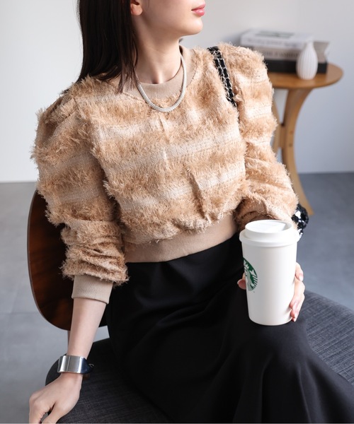 model：162cm 着用サイズ：F