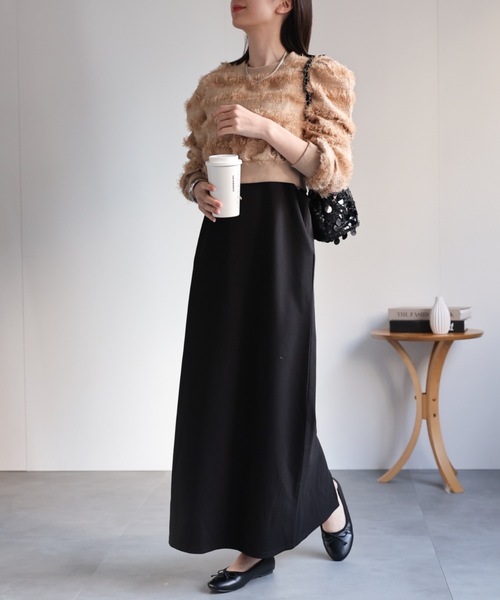 model：162cm 着用サイズ：F