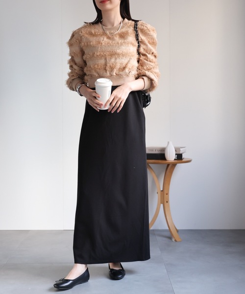 model：162cm 着用サイズ：F