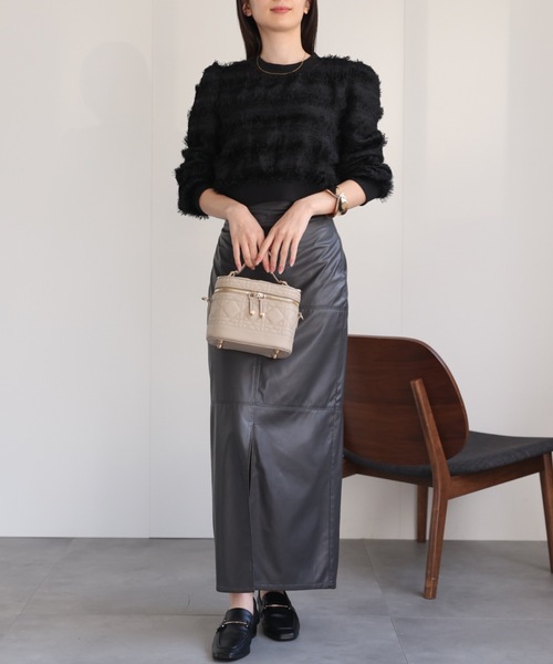 セール】ショート丈 フリンジトップス/TOPS（その他トップス