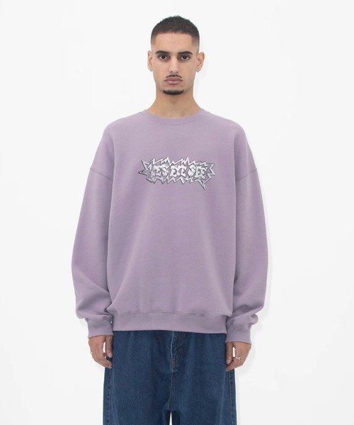 YESEYESEE(イエスアイシー)の「Y.E.S Steel Logo Sweatshirt(スウェット・メンズ・ブラック/ラベンダー/ブラウン・MEDIUM/LARGE)」の3枚目の写真