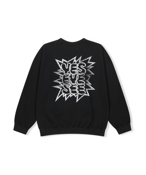 YESEYESEE(イエスアイシー)の「Y.E.S Steel Logo Sweatshirt(スウェット・メンズ・ブラック/ラベンダー/ブラウン・MEDIUM/LARGE)」の7枚目の写真