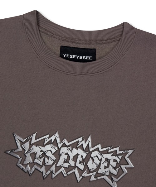 YESEYESEE(イエスアイシー)の「Y.E.S Steel Logo Sweatshirt(スウェット・メンズ・ブラック/ラベンダー/ブラウン・MEDIUM/LARGE)」の16枚目の写真