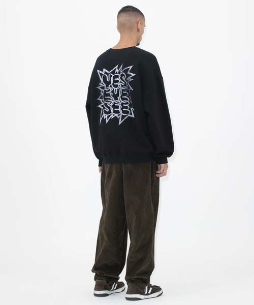 YESEYESEE(イエスアイシー)の「Y.E.S Steel Logo Sweatshirt(スウェット・メンズ・ブラック/ラベンダー/ブラウン・MEDIUM/LARGE)」の5枚目の写真