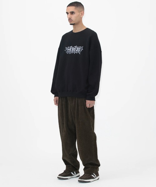YESEYESEE(イエスアイシー)の「Y.E.S Steel Logo Sweatshirt(スウェット・メンズ・ブラック/ラベンダー/ブラウン・MEDIUM/LARGE)」の4枚目の写真